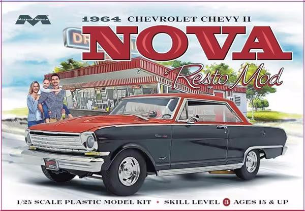 Moebius 1/25 1964 Chevy II Nova Resto Mod 2321